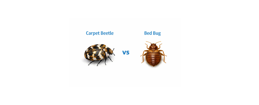 Carpet Beetle vs Bed Bug: How to Tell the Difference